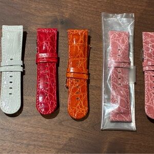 Grimoldi Milano 22 mm Alligator Watch Straps
